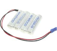 Pack de piles rechargeables 4x LR6 (AA) NiMH Panasonic 124006 4.8 V 1900 mAh