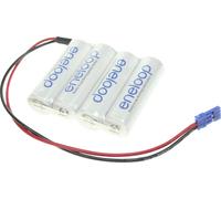 Pack de piles rechargeables 4x LR6 (AA) NiMH Panasonic 124006 4.8 V 1900 mAh