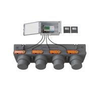 Pack de régulation BAILLZONING à 2 zones thermostats Anthracites