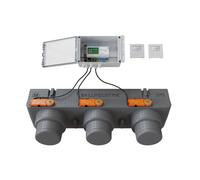 Pack de régulation BAILLZONING à 2 zones thermostats Blancs
