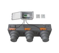 Pack de régulation BAILLZONING à 2 zones thermostats Blancs