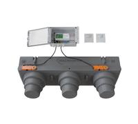 Pack de régulation BAILLZONING à 2 zones thermostats Blancs