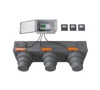 Pack de régulation BAILLZONING à 3 zones thermostats Anthracites
