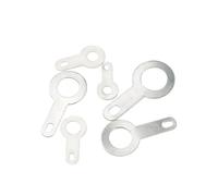 Pack de rondelles rondes de cosses à souder à tête en cuivre | Feuille de soudure de cosse de borne en cuivre de D2.2-6.2mm for ventilateur de micro moteur(D 3.2)