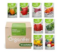 Pack De Semences De Piment Et De Poivron - 14 Variétés - Organifer