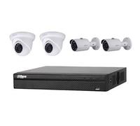 pack de vidéosurveillance ip poe 4 caméras extérieures hd 3mp 1080p 1to