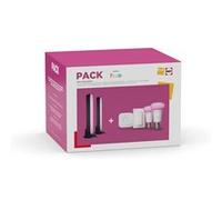 Philips Hue Pack Découverte Kit de démarrage Philips Hue Ambiance blanc et couleur + Pont + Télécommande + 2 Barres Lumineuses Philips Hue Play