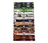 Pack d'encens Satya - Assortiment de 15 parfums - 300 bâtons au Total - Aromathérapie - Méditation - Spiritualité - Naturel et Écologique.