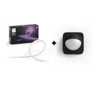 Pack Détecteur de mouvement extérieur Philips Hue + Ruban lumineux connecté Philips Hue White