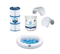 Pack détente spa : filtration, traitement et accessoires relaxation