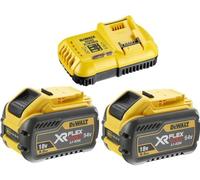 Pack DEWALT DCB118X2-QW FLEXVOLT avec chargeur DCB118 et 2 batteries 9,0 Ah / 54V DCB547