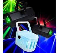 PACK DJ Light EFFET 56 LEDS RVAB JEUX DE LUMIÈRE LED + 1 DERBY RGBW + 2 GOBO FLOWER