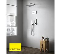 Pack douche encastrée thermostatique THERMO UP QUADRI- CRISTINA ONDYNA -XQD7230