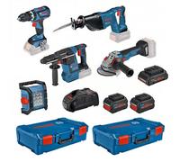 Pack d'outils - BOSCH PROFESSIONAL - 18V - 5 outils - 3 batteries ProCORE - Sans fil