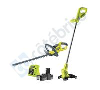 Pack 2 outils 18V ONE+ : Taille-haies 45cm OHT1845 + Coupe-bordures 25cm OLT1825M (avec 1 batterie et 1 chargeur)