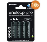 Pack économique 40 piles rechargeables Panasonic Eneloop Pro AA 2500mAh NiMH