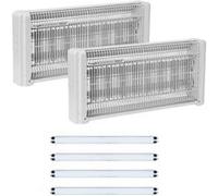 pack electris 2x destructeurs d'insectes electrique 30w antimoustique 4 tubes G