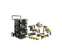 Pack électroportatif - DEWALT - DCK853P4 - 8 outils 18V - 4 batteries 5Ah - Chargeur inclus