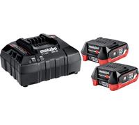 Metabo Pack Énergie 12V 2x4,Ah LiHD + chargeur ASC 55 685301000