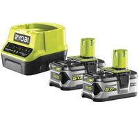 Pack énergie 18v (2x5.0 Ah) + chargeur RC18120-250 Ryobi 5133003364
