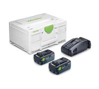 Pack énergie 18V (2x8.0 Ah) avec chargeur en coffret - FESTOOL 578814