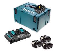 Pack Énergie 18V Li-Ion (4x5,0 Ah) avec chargeur double dans MAKPAC - MAKITA 197626-8