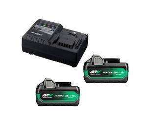 Pack énergie 2x5.0Ah + chargeur - HIKOKI UC18YSL3WHZ