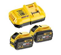 Pack énergie 54V/18V FLEXVOLT (2x12,0 Ah) avec chargeur rapide - DEWALT DCB118Y2-QW