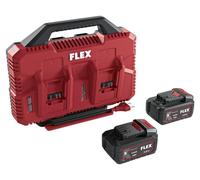 Pack énergie FLEX 18-55 Duo SP chargeur double CA SP et 2 batteries 5Ah 18V