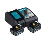Makita Pack 2 batteries BL1850B + chargeur DC18RC – 197570-9