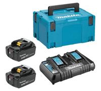 Pack énergie MAKITA 197504-2 (Chargeur DC18RD + 2 Batteries BL1840B + Mak-Pac)