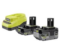 Pack énergie RYOBI RC18120A-242X chargeur Rapide 18V 2A + Batterie Lithium+ 4Ah + Batterie 2Ah ONE+™