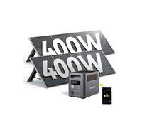 Pack Energie Solaire 1800W + 800W de Panneaux (2x400W) Autonomie Totale Nomade
