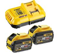 Pack énergie XR Flexvolt 2x 18V/54V 12Ah/4Ah + Chargeur - DEWALT - DCB118Y2-QW