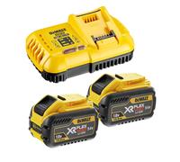 Pack énergie XR Flexvolt 2x 18V/54V 12Ah/4Ah + Chargeur - DEWALT - DCB118Y2-QW