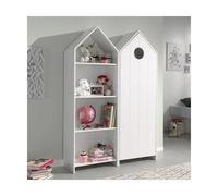 Pack - Étagère & Armoire 4 Niveaux Casami 171cm Blanc