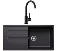 Pack évier + mitigeur Blanco 528429 noir (noir mat)