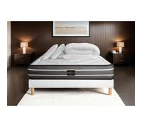 Pack Exclusive 140 x 190 cm sommier Kit Blanc