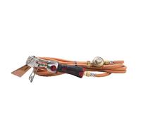 Équipement Complet Couvreur Piezo avec Fer + 4,75 m de Tuyau + Détendeur 2 bar - Accessoire pour Fer à Souder - Lampe à Souder - Fer de Couvreur - Chalumeau d'Étanchéité - Pièces de Rechange - EXPRESS