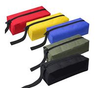 Pack fermetures éclair utilitaire impermeabile en Tissu pochettes/plus petite des vis clous outils les organisateurs Bourse/Trousse boulons et écrous sac Régler