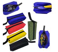 Pack fermetures éclair utilitaire impermeabile en Tissu pochettes/plus petite des vis clous outils les organisateurs Bourse/Trousse boulons et écrous sac Régler