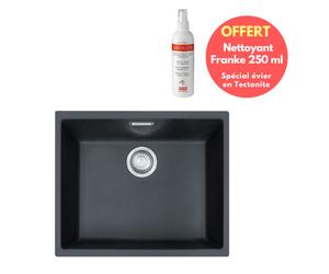 Pack Franke Sirius SID 110-50 Tectonite® Carbone Evier Sous Plan + Nettoyant Franke spécial évier en Tectonite OFFERT