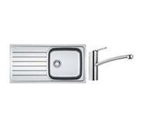 Pack franke spark skx/skl611-100 + mitigeur smart à bec - coloris : inox dekor Inox Dekor G