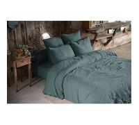 pack gaze de coton - parure de couette 220 x 240 cm + drap housse 140x190 + 2 taies 50x70 Canard