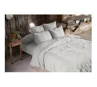Pack gaze de coton parure de couette 260 x 240 cm + drap housse 160x200 + 2 taies 50x70 - Nuage