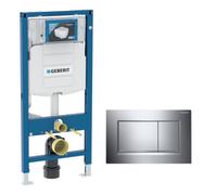 Pack Geberit DuoFix 320 + Plaque de Commande Sigma 30 Chrome Brillant/Chrome Mat (SETUP320-PRO6)