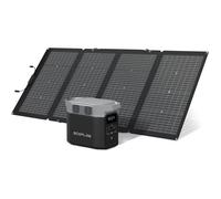 Pack Generateur Solaire EcoFlow DELTA 2 et panneau 220 W, capacite de 1-3 kWh, batterie LFP, charge rapide, Seuls Quelques Petits