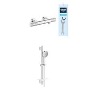 Pack GROHE Vitalio Joy+ 120 barre de douche 3 jets + mitigeur thermostatique Precision Feel chromé