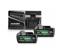 PACK HIKOKI 18V 2 BATTERIES BSL1850MA 5Ah Li-ion + CHARGEUR UC18YFSL