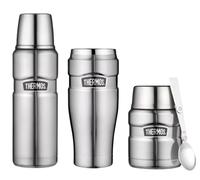 Pack Isotherme (bouteille - Mug - Lunch Box) Inox Thermos King 47 Cl - Thermos